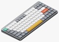 Nuphy Air75 V2 グレー 赤軸2．0 ワイヤレスメカニカルキーボード