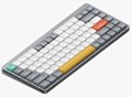 Nuphy Air75 V2 グレー 青軸2．0 ワイヤレスメカニカルキーボード