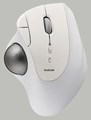 M-IT11BRWH Bluetooth5．0トラックボール 『IST』5ボタン ベアリングモデル ホワイト