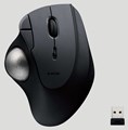 M-IT11DRBK 2．4GHz無線トラックボール 『IST』5ボタン ベアリングモデル ブラック