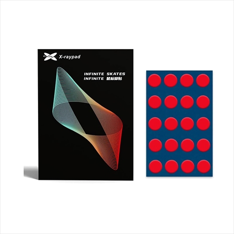 X-raypad Obsidian Control Mouse Skates Universal 0．8mm PTFE Dots 40個入り ☆6個まで￥250クリックポスト対応可能！