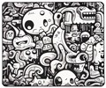 La Onda Rizz x Nachocustomz 『Doodles』 L MID 500 x 417 x 3.5 mm