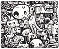 La Onda Rizz x Nachocustomz 『Doodles』 SQ SOFT 490 x 490 x 4.5 mm