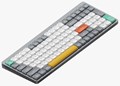 Nuphy Air96 V2 グレー Wisteria軸(Tactile 55gf) ワイヤレスメカニカルキーボード ga96v2i