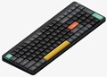 Nuphy Air96 V2 ブラック Wisteria軸(Tactile 55gf) ワイヤレスメカニカルキーボード ba96v2i