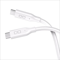CIO-SL240W-CC-WH シリコンケーブル USB-C to C 240W 1m ホワイト