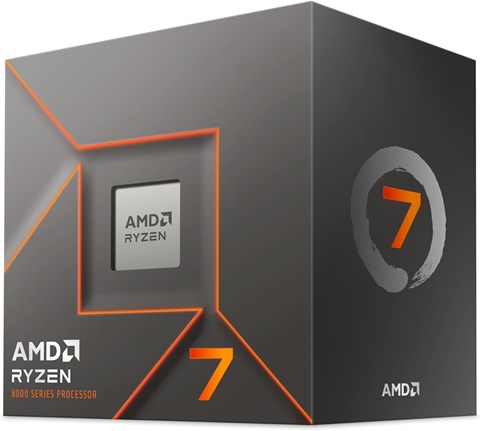 AMD Ryzen 7 8700F Ryzen AI  With Wraith Stealth Cooler (8C/16T,4.1Ghz,65W) ※F型番は内蔵グラフィックスは搭載されておりません。