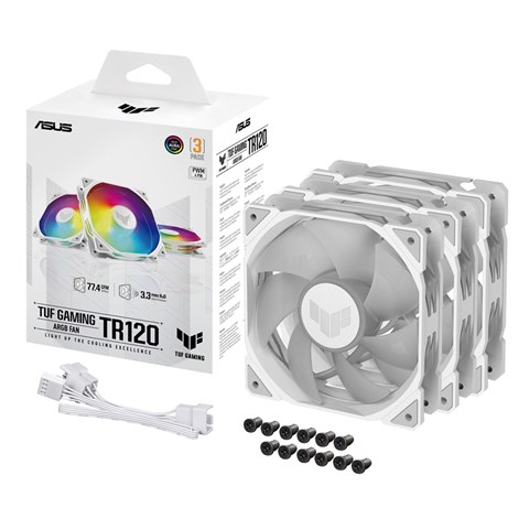 TUF GAMING TR120 FAN ARGB WHITE 3IN1 