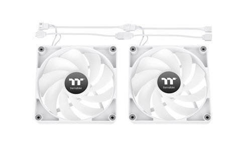 CT120 Reverse ARGB Sync PC Cooling Fan White 2 Pack (CL-F175-PL12SW-A)