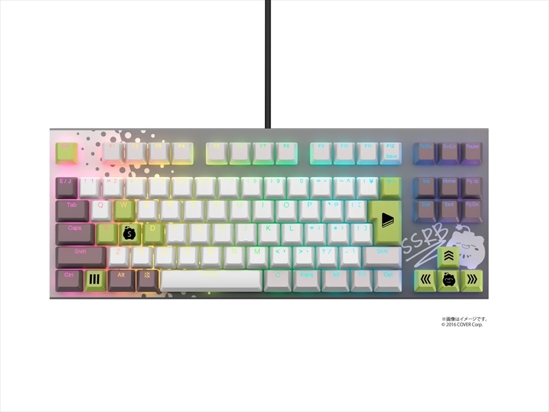 REALFORCE GX1 Keyboard 獅白ぼたん モデル（日本語配列） X1UCS1