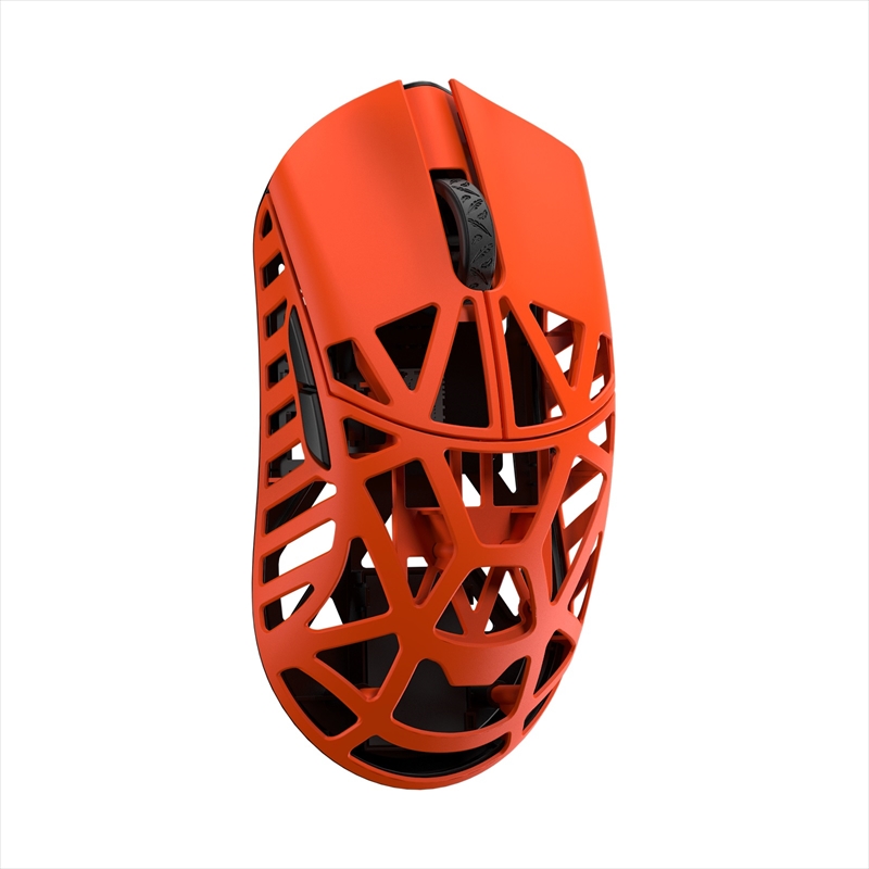 WLMOUSE BEAST X MAX Fire Orange TTC Nihil Transparent Black Dot