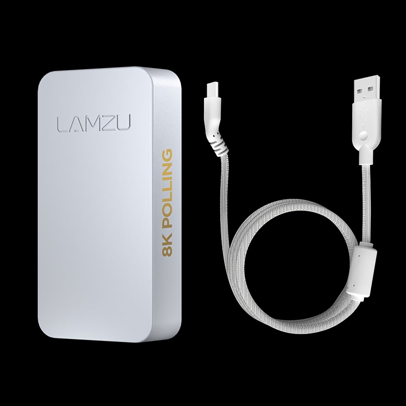 Lamzu 8Kレシーバー(ケーブル付属) ホワイト