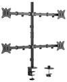 GH-AMEN4-BK 液晶モニターアーム クランプ式 4軸 4画面 ブラック